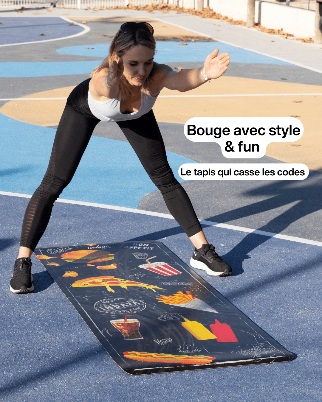 Tapis de yoga Jungle – antidérapant et confortable – Indaya