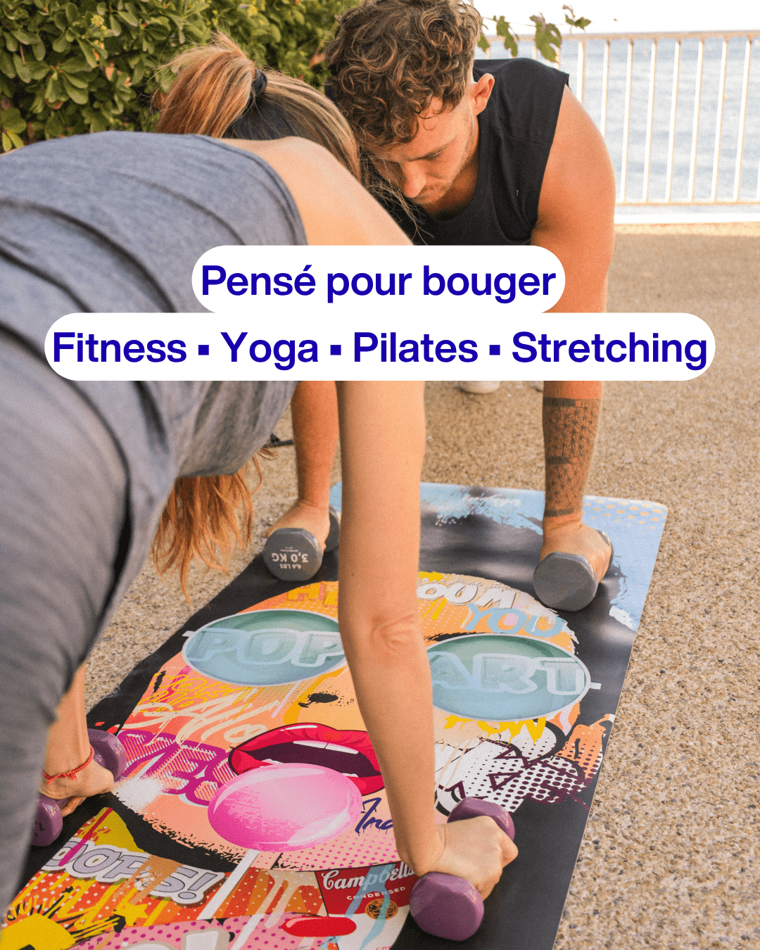 Tapis de yoga Jungle – antidérapant et confortable – Indaya