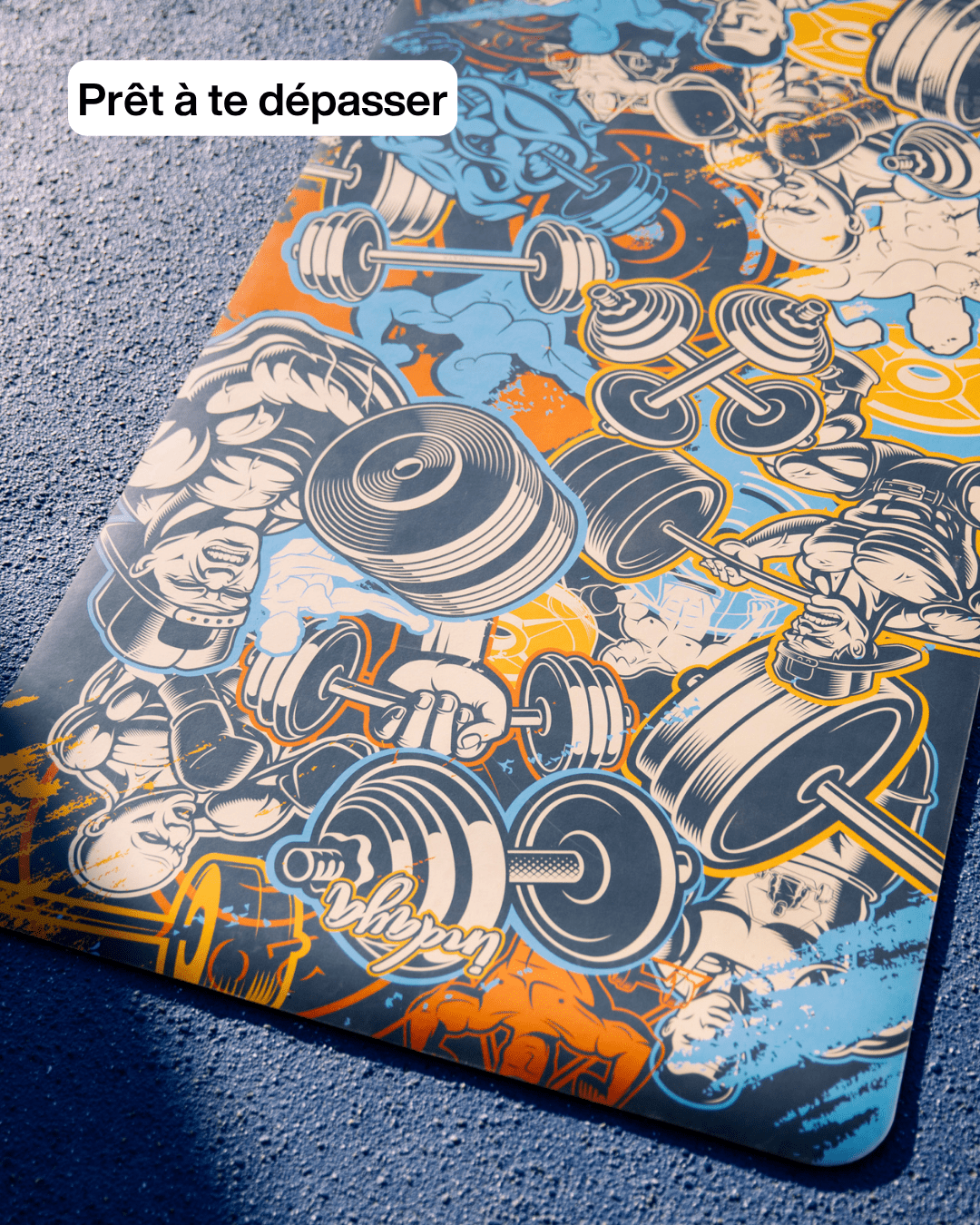 Tapis de yoga Jungle – antidérapant et confortable – Indaya