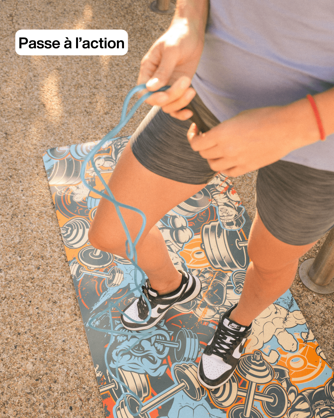 Tapis de yoga Jungle – antidérapant et confortable – Indaya